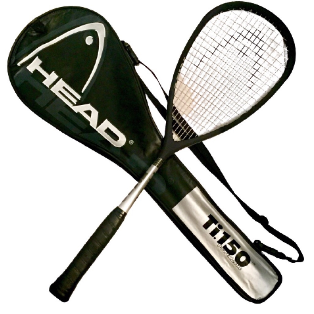 HEAD TI 150 SQUASH RACQUET AND BAG